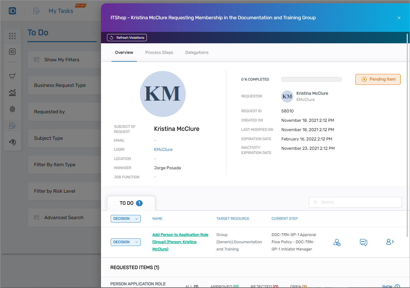 Approval Workflow
